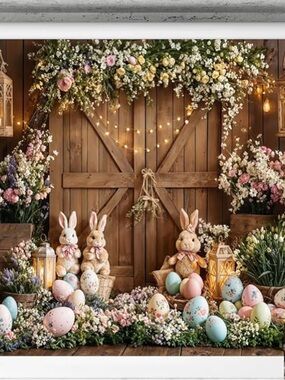 Kate Easter spring backdrop size 8x8